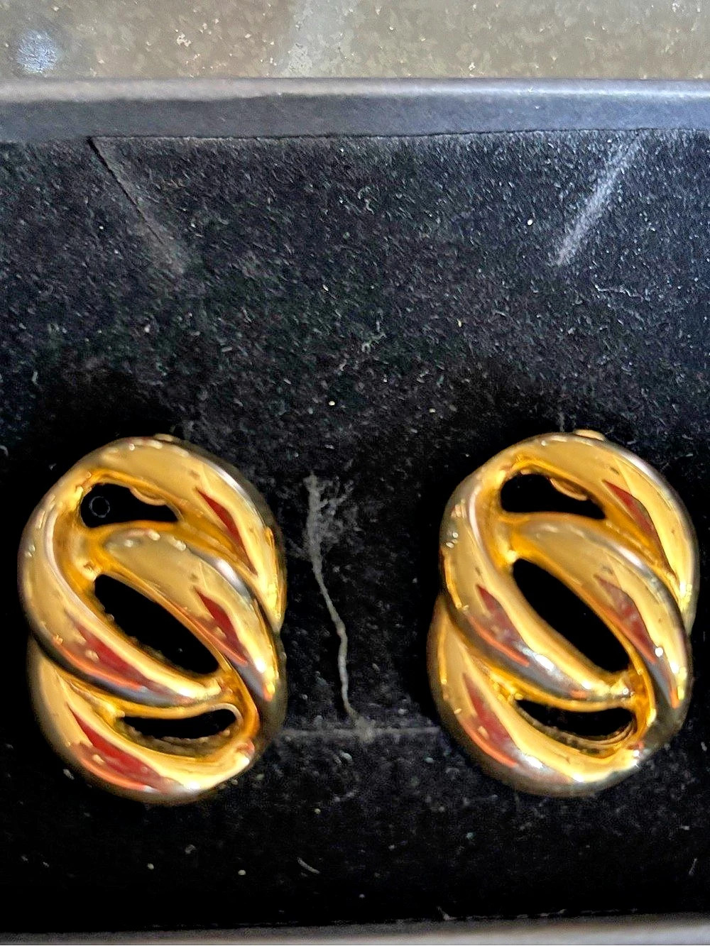 Gold-Tone Statement Earrings